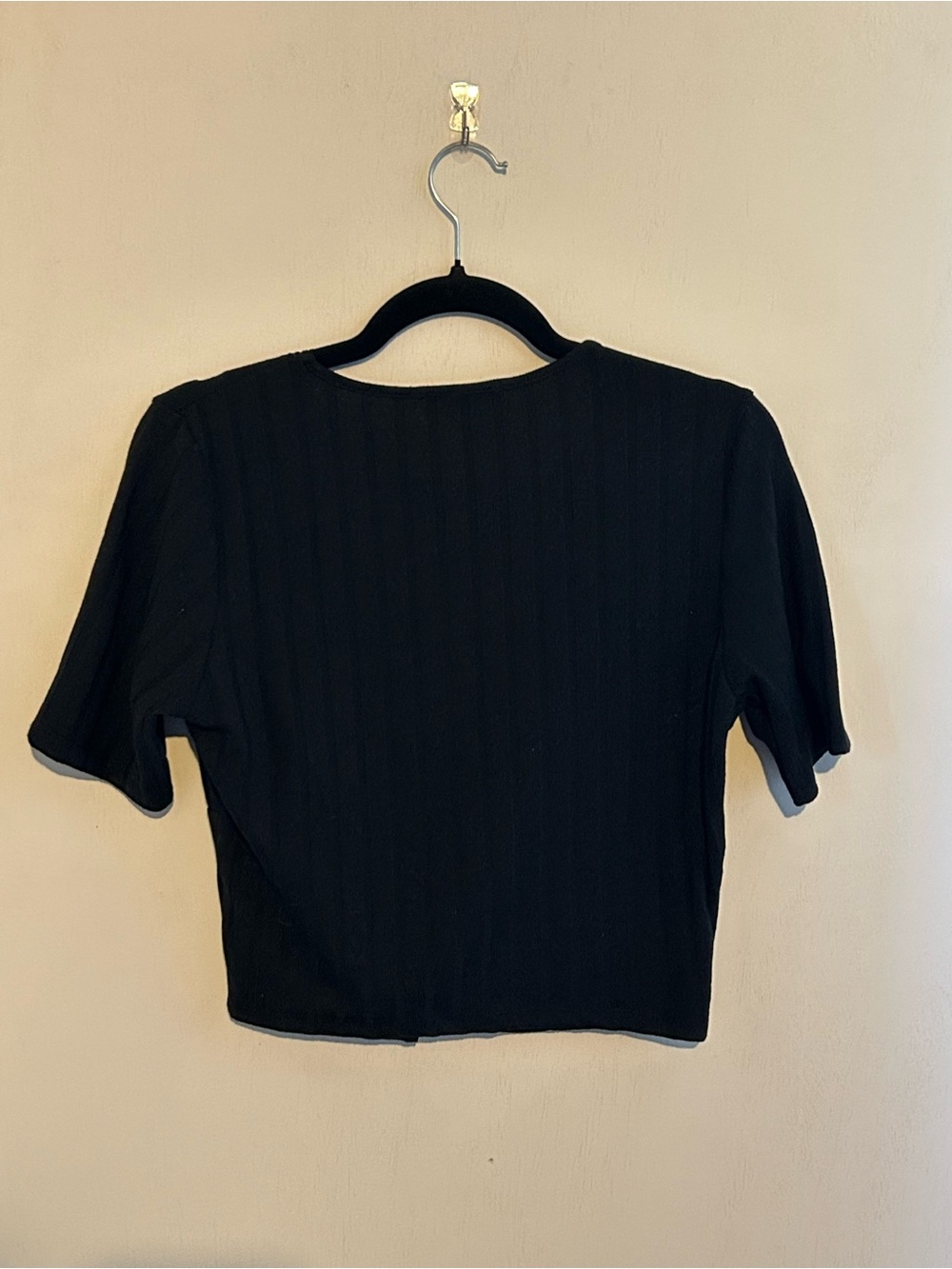 Black button blouse - Picture 2 of 2